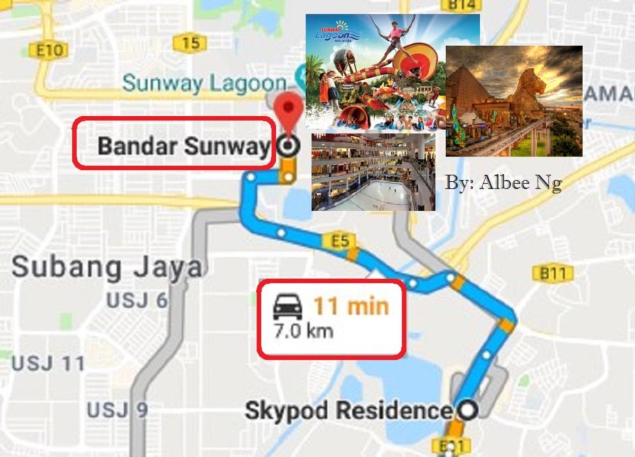 Puchong Skypod Residence, 1-5 Pax Cozy Unit, Walking Distance To Ioi Mall, 10Min Drive To Sunway Dış mekan fotoğraf